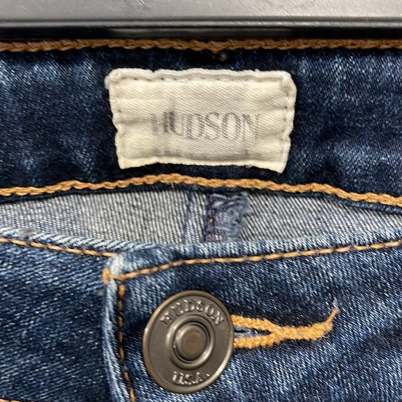 Women’s Hudson Jeans Bacara Cropped Straight Cuffed Size 26 - Picture 4 of 8